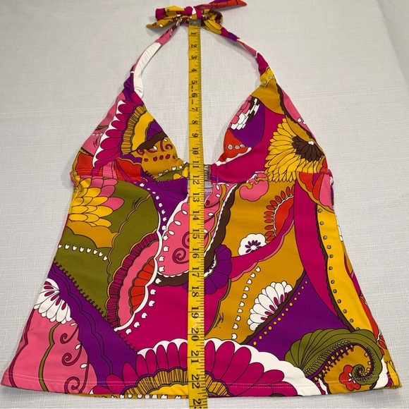 Trina Turk Vibrant Halter Swim Top - Picture 8 of 11